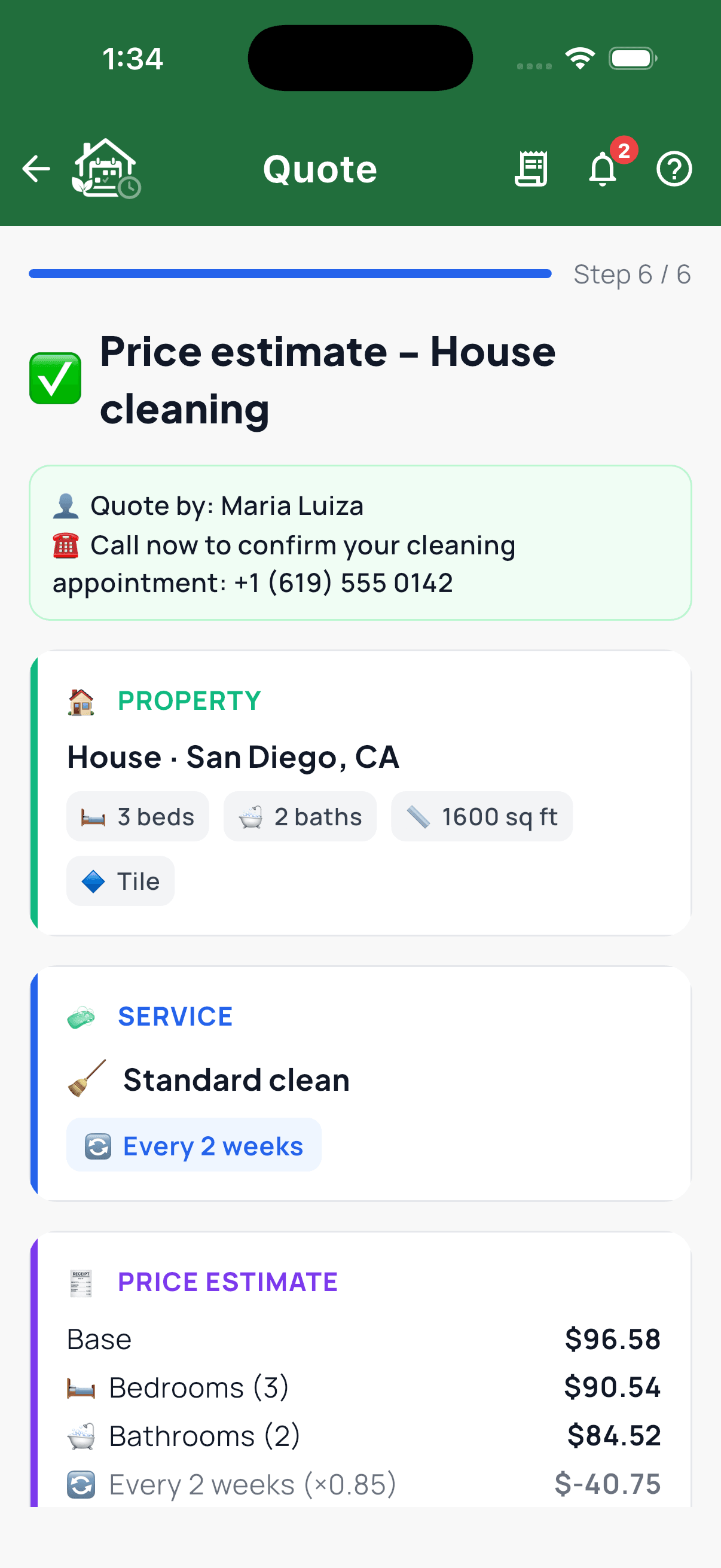 Quote a fair price in seconds