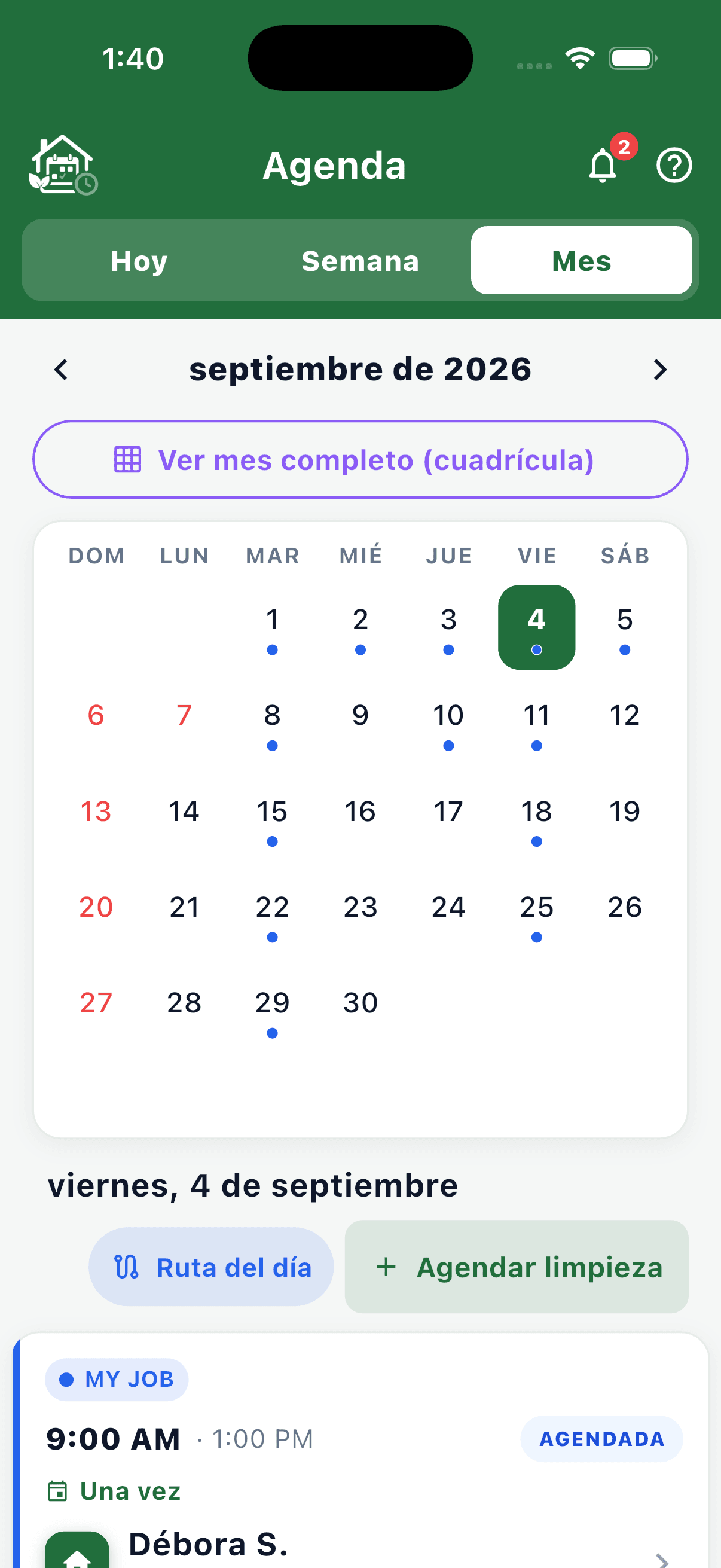 Mira el mes entero antes de decir que sí