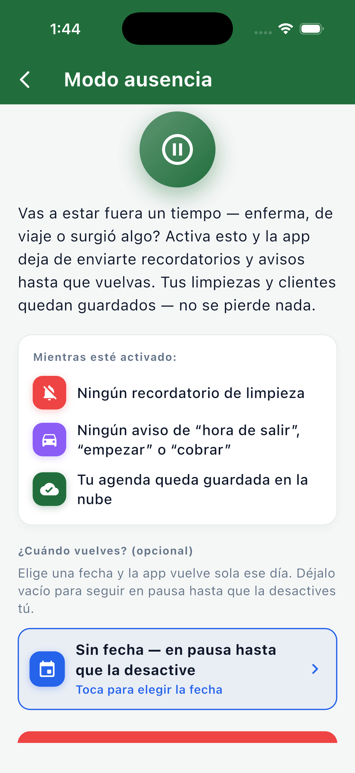 Tómate la semana sin que nadie te ande buscando