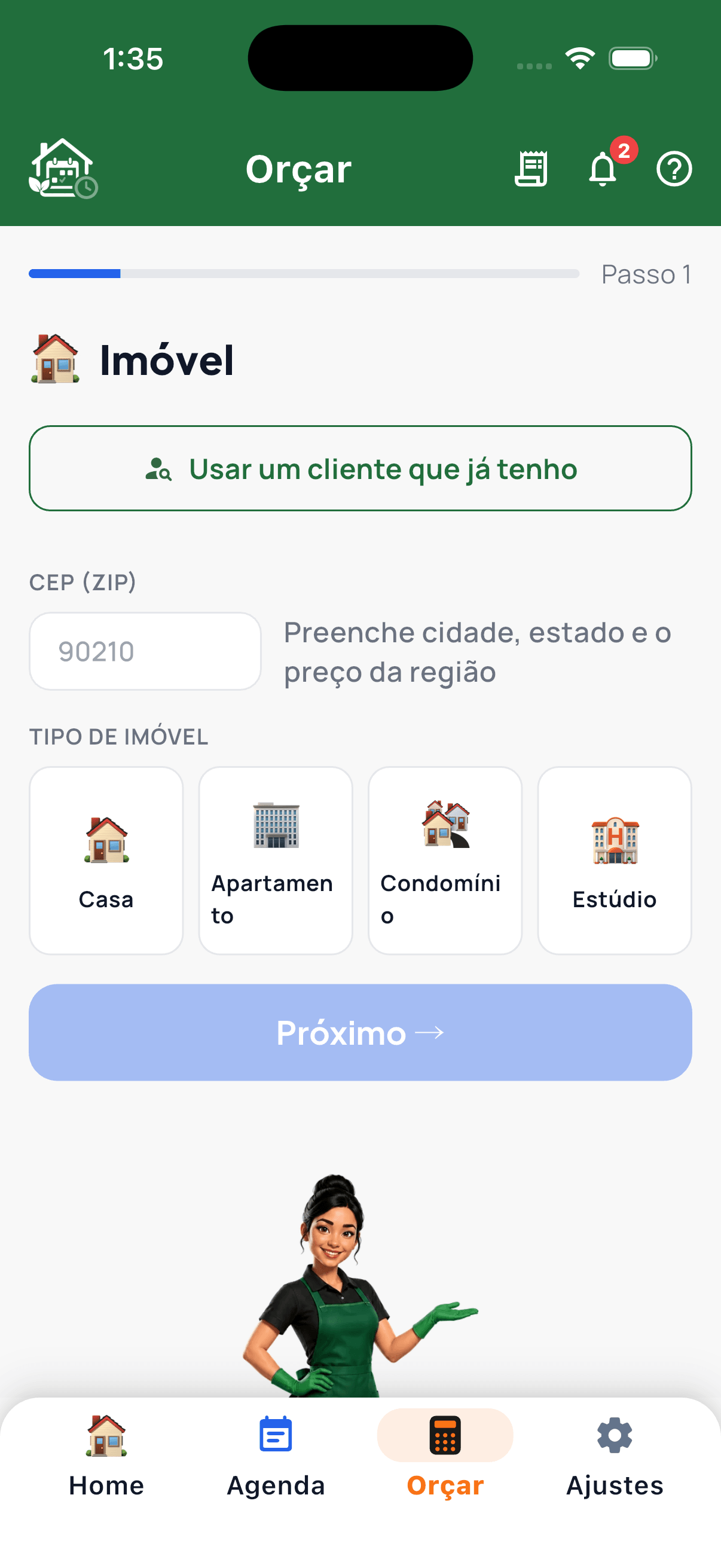 Do “quanto custa?” ao PDF assinado em seis toques