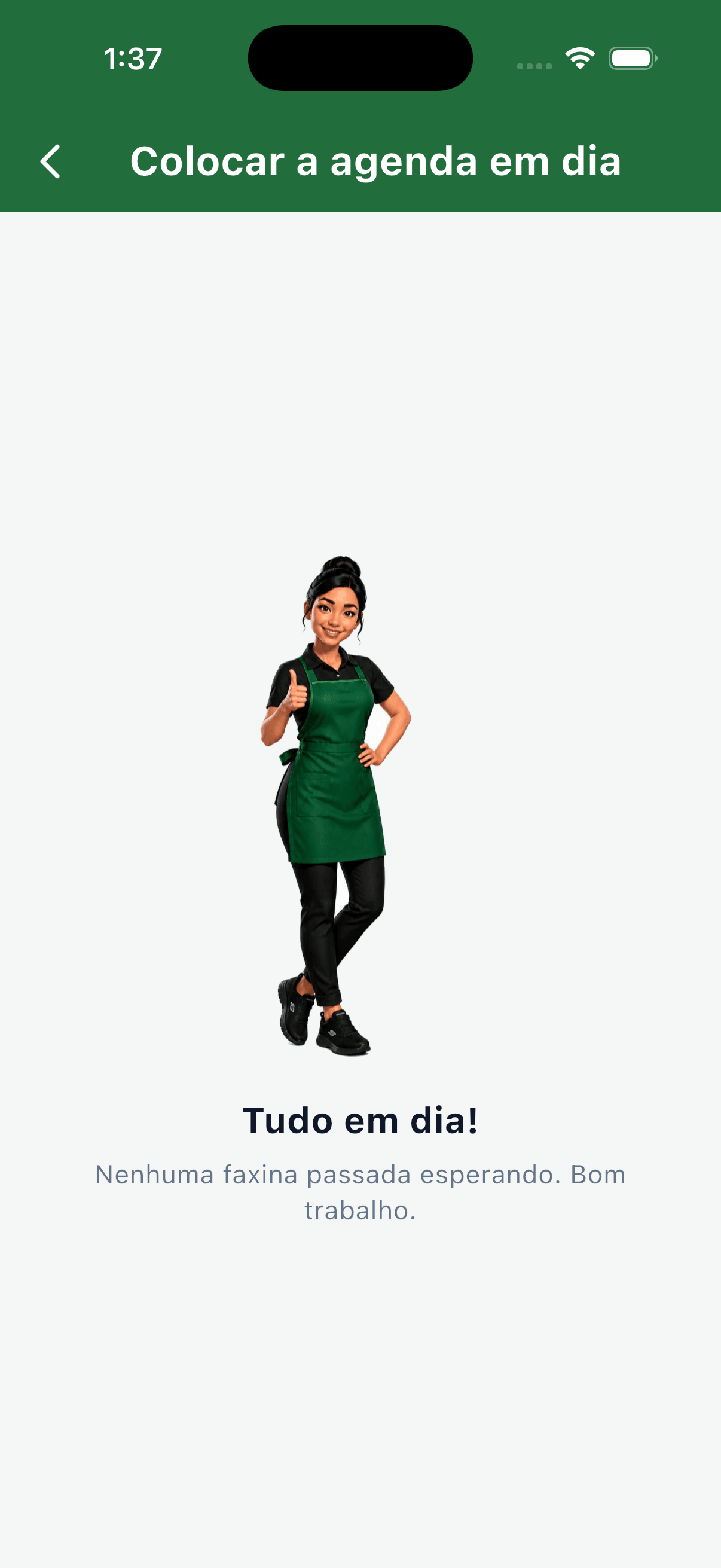 A semana que fugiu volta pro lugar dela