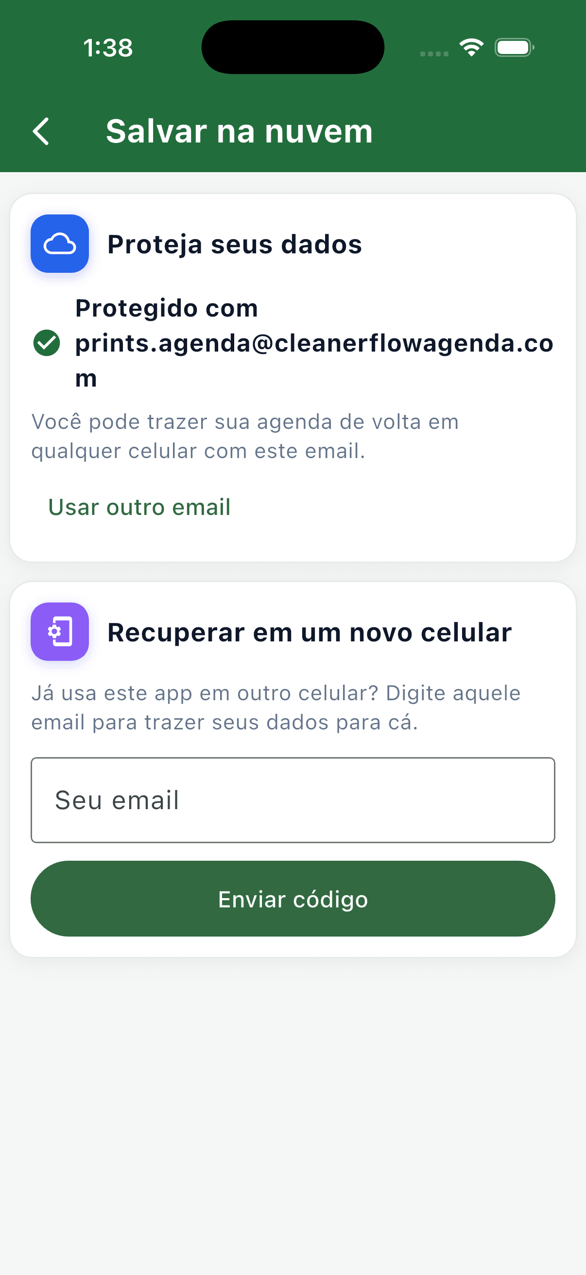 Suas informações ficam a salvo, mesmo que o celular não fique